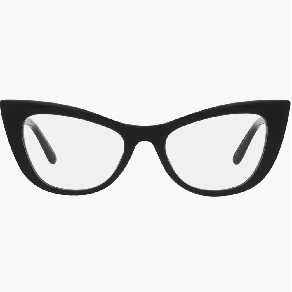 Dolce & Gabbana cat eye glasses.